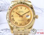 Replica Rolex Datejust Yellow Gold Jubilee Watch 40mm